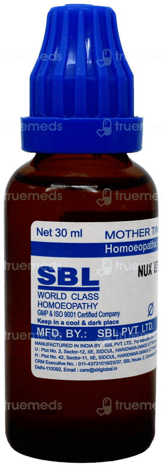 Sbl Nux Vomica Q Mother Tincture 30Ml